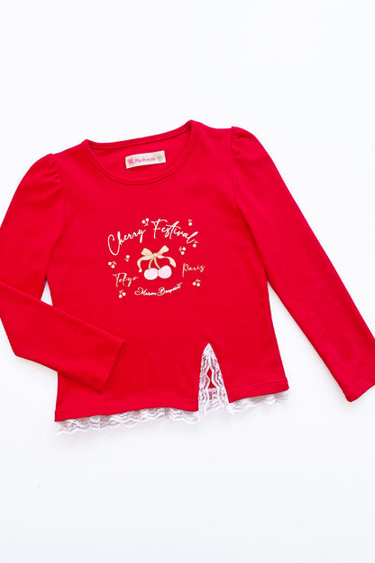 Polo con Estampado y Detalles de Greca Labrada