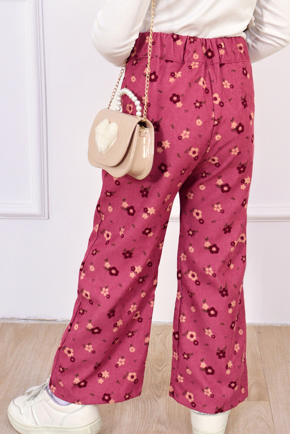 Pantalón Corduroy con Pinzas para Niñas