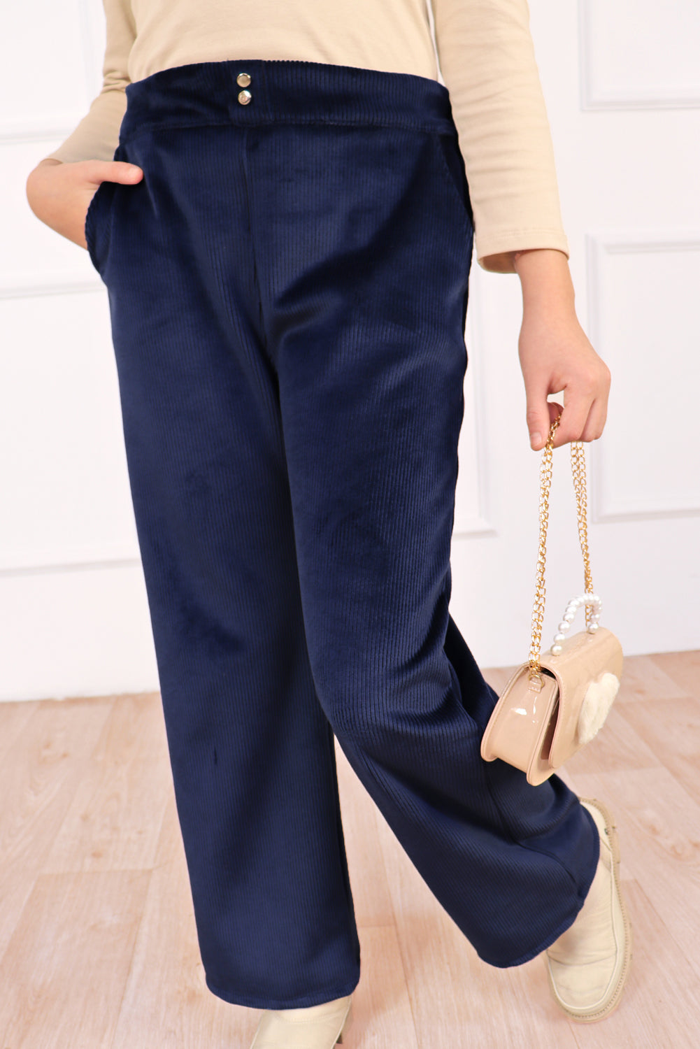 Pantalón de Corduroy y Afelpado