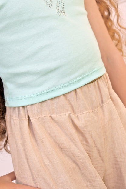 Pantalon cargo con short interno