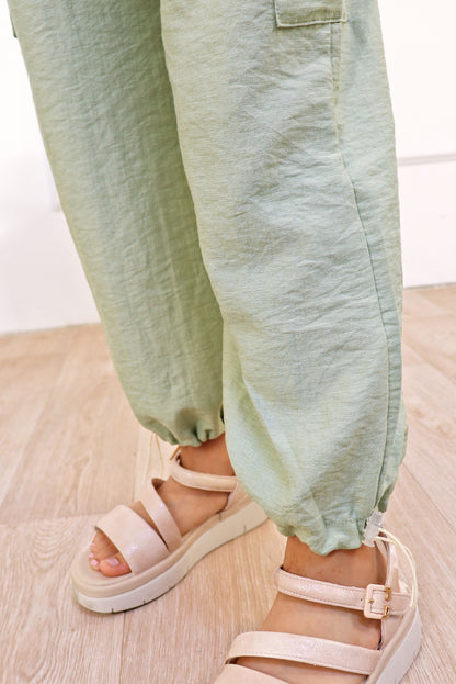 Pantalon cargo con short interno