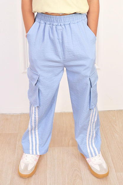 Pantalón con Pretina Elasticada y Bolsillos