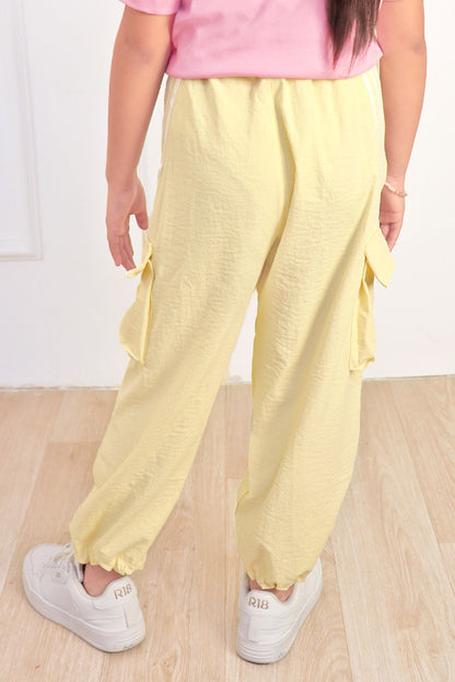 Pantalón con Pretina Elasticada y Bolsillos