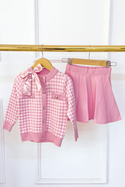 Set de Falda y Chompa Estampado