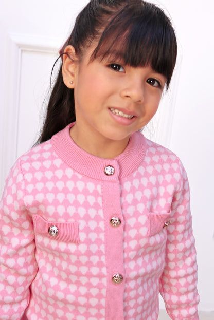 Set de Falda y Chompa Estampado