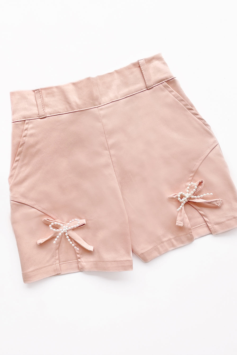 Short  con Detalle de Lazo y Pretina elasticada