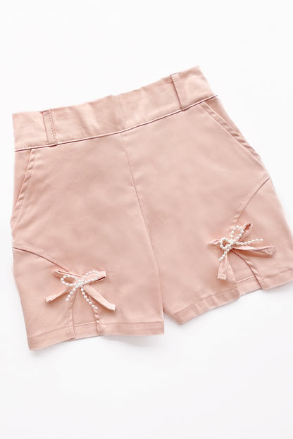 Short  con Detalle de Lazo y Pretina elasticada