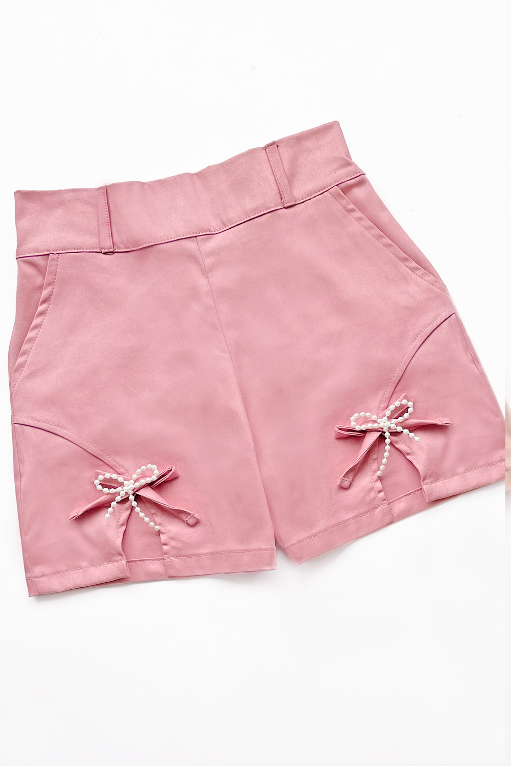 Short  con Detalle de Lazo y Pretina elasticada