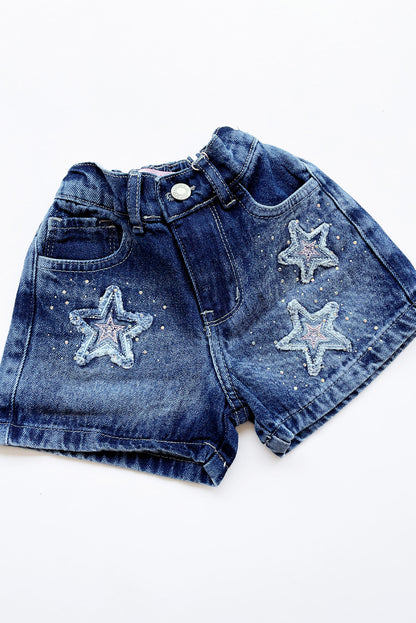 Short Jean con Estrellas