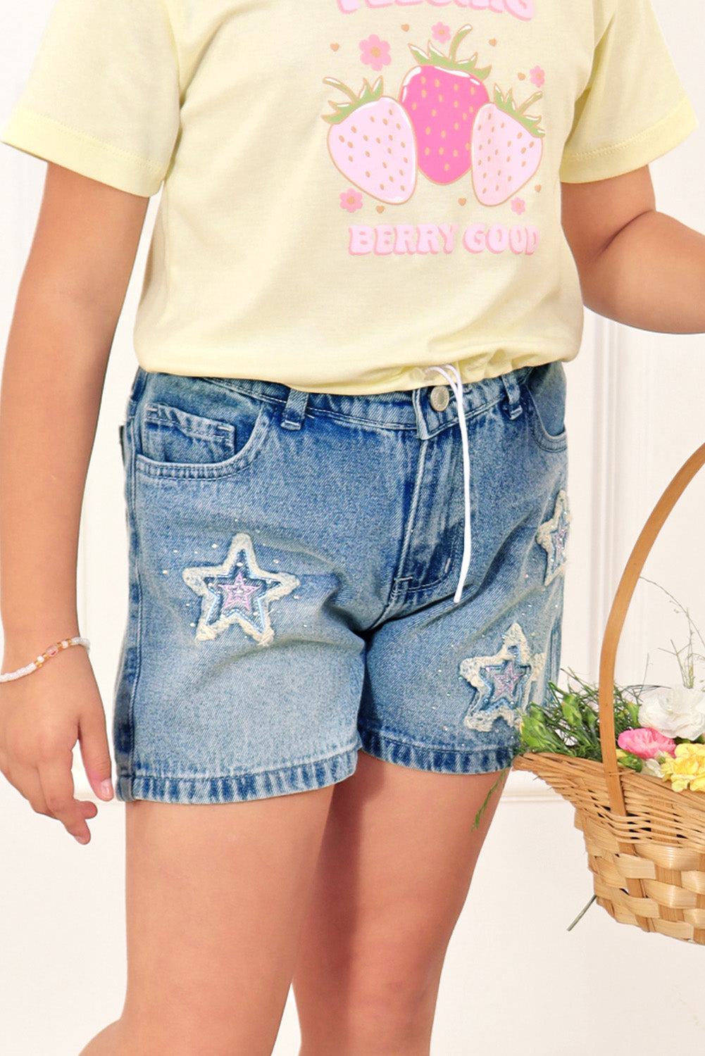 Short Jean con Estrellas