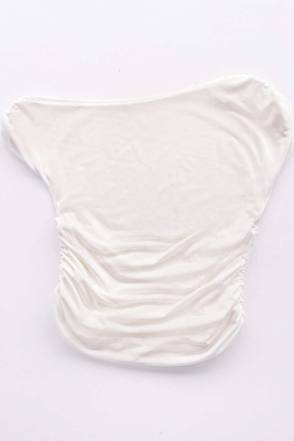 Top de hombro descubierto con delicado elasticado