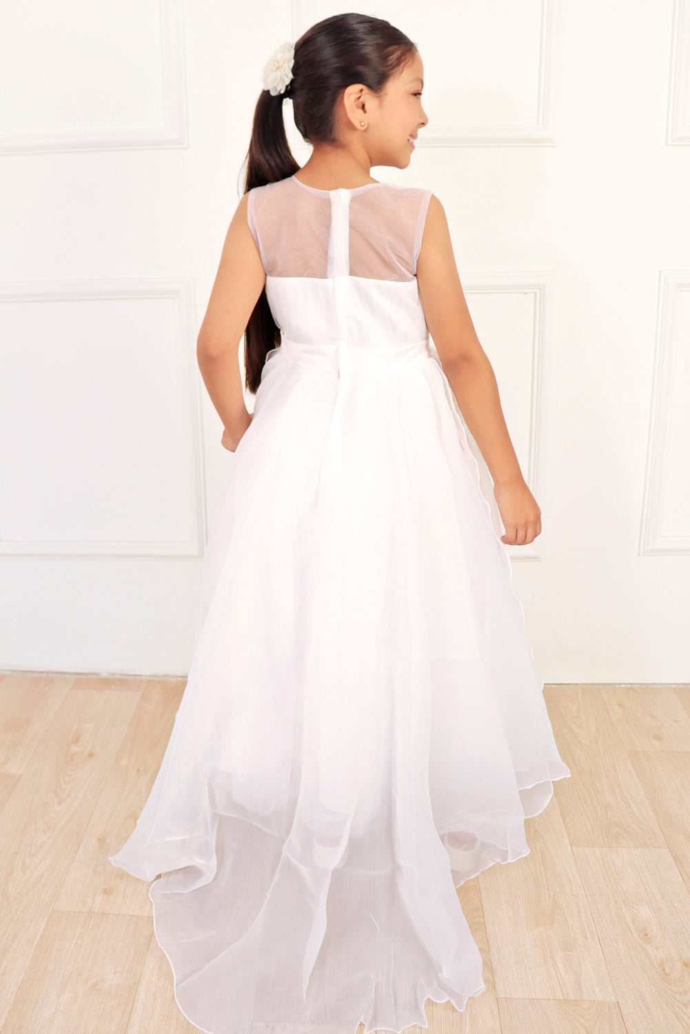 Vestido con Tull en Capas