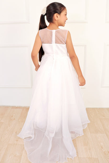 Vestido con Tull en Capas