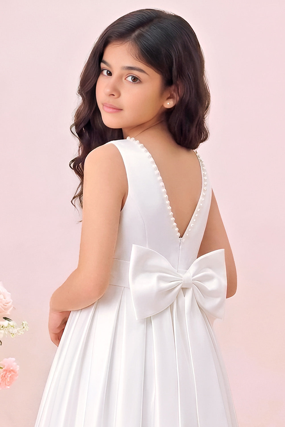 Vestido de Comunión con Perlas