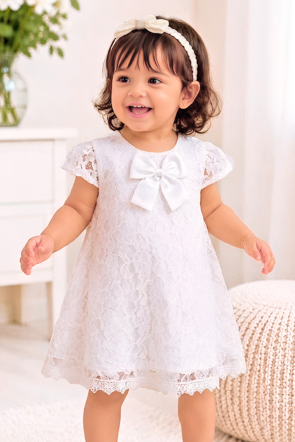 Vestido de Bautizo con Encaje