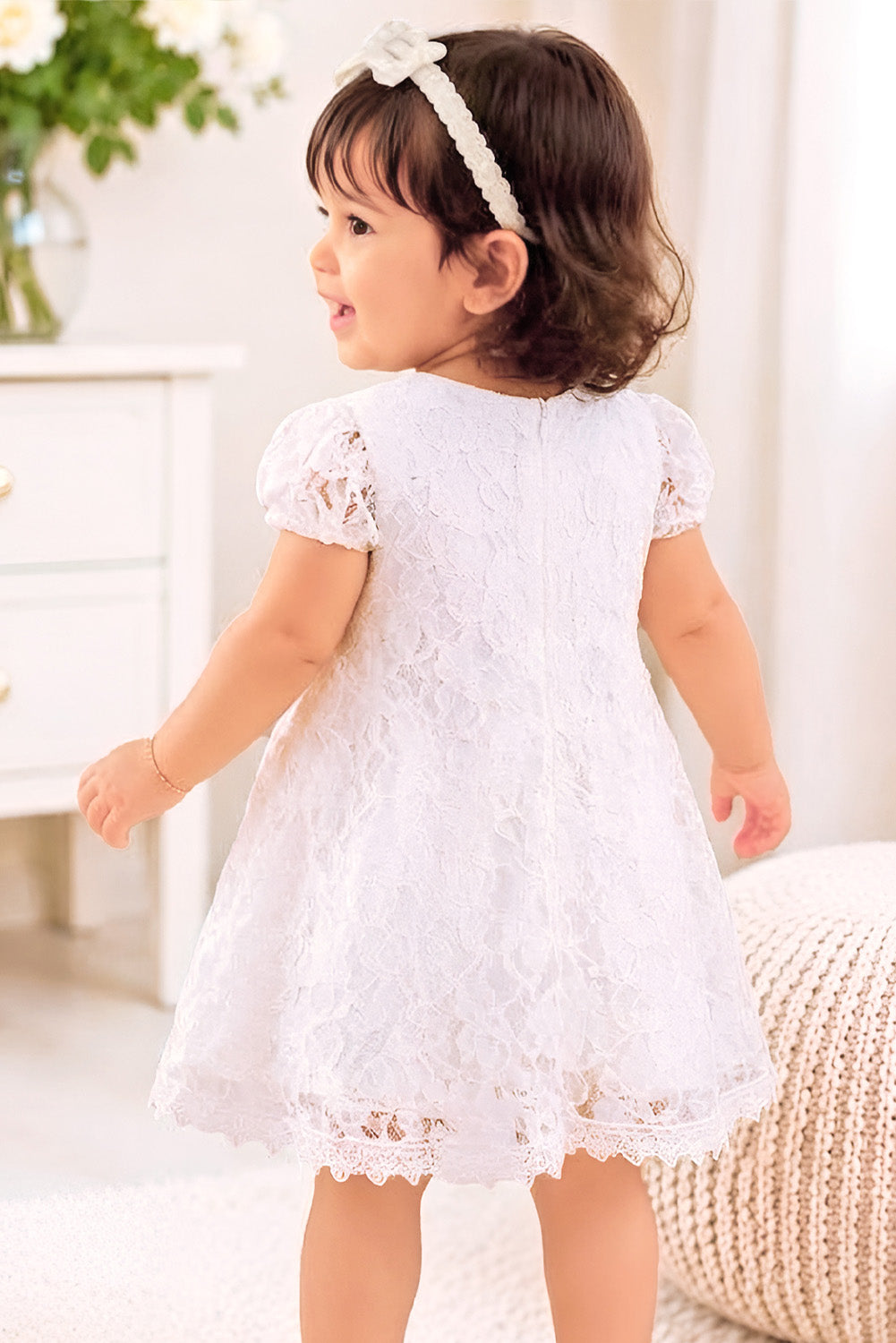 Vestido de Bautizo con Encaje