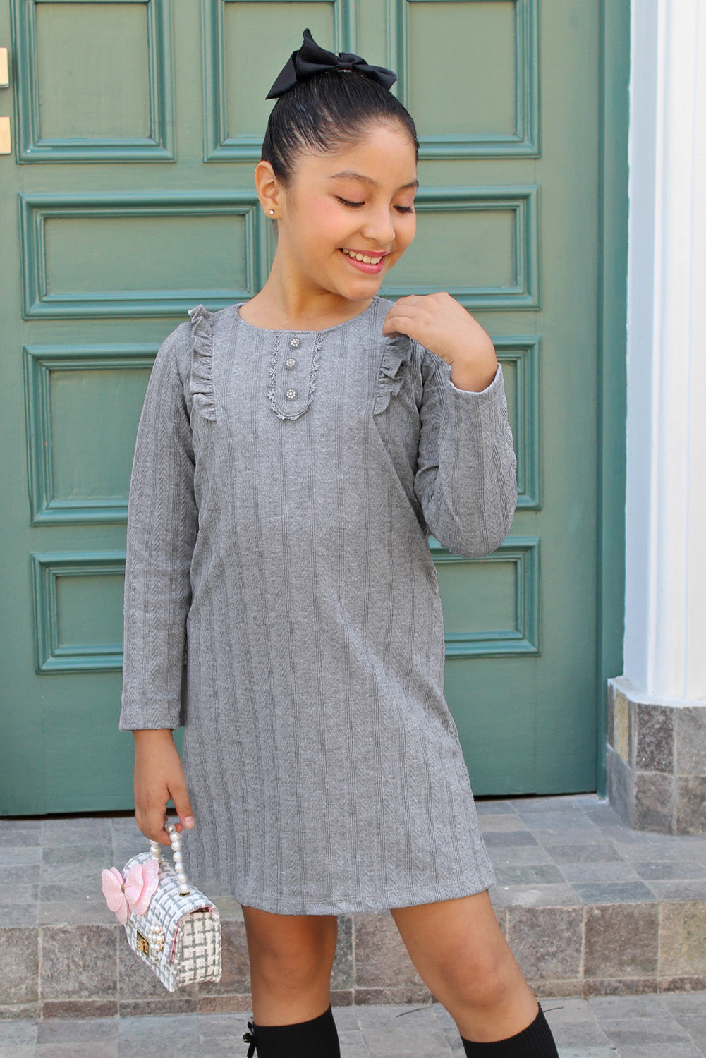 Vestido Chompero trenzado