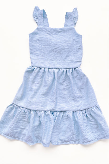 Vestido con fajin y divertido faldon en 2 tiempos