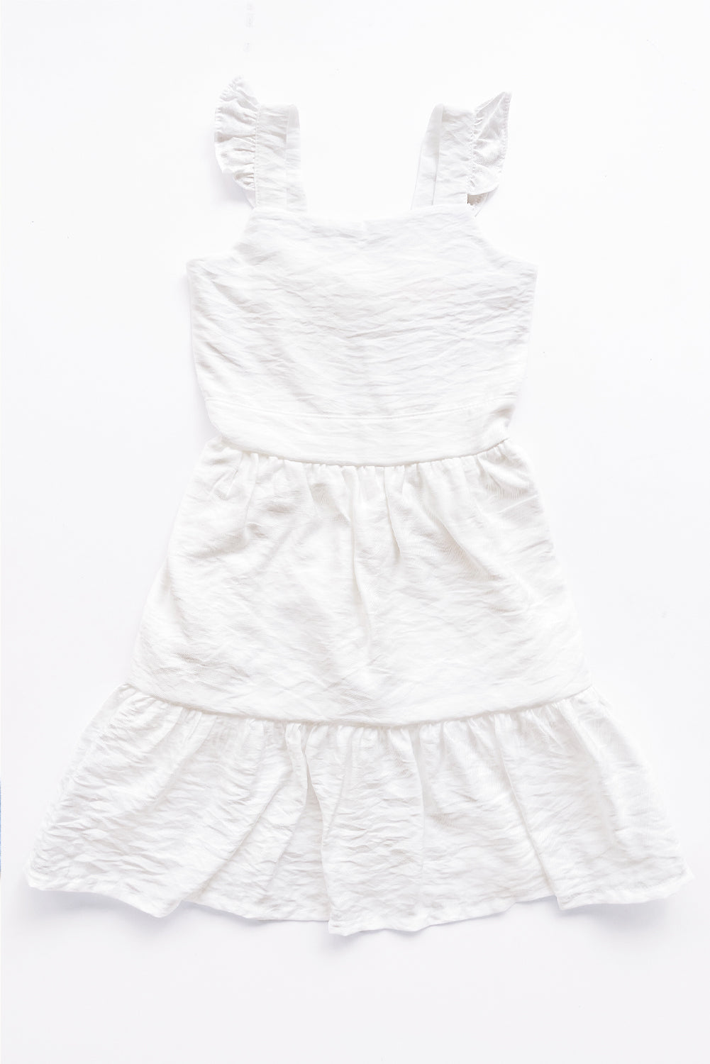 Vestido con fajin y divertido faldon en 2 tiempos