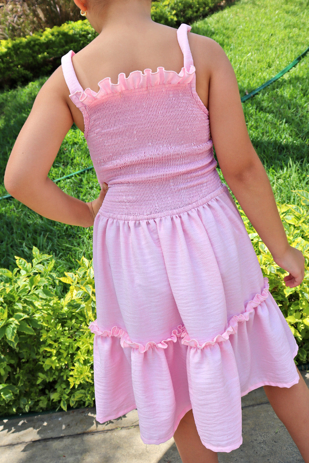 Vestido  con Corpiño Multiaguja y Faldón de Dos Tiempos