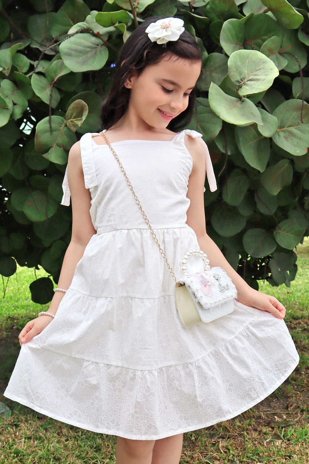 Vestido en Broderie