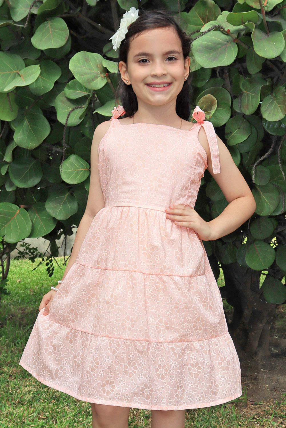 Vestido en Broderie