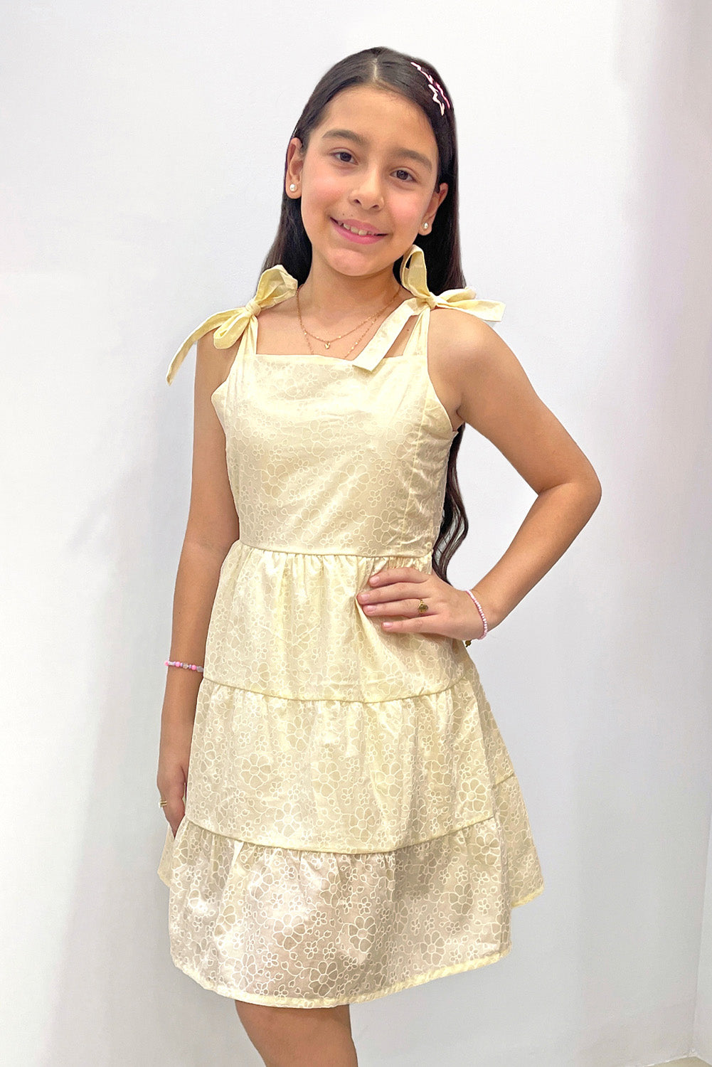 Vestido en Broderie