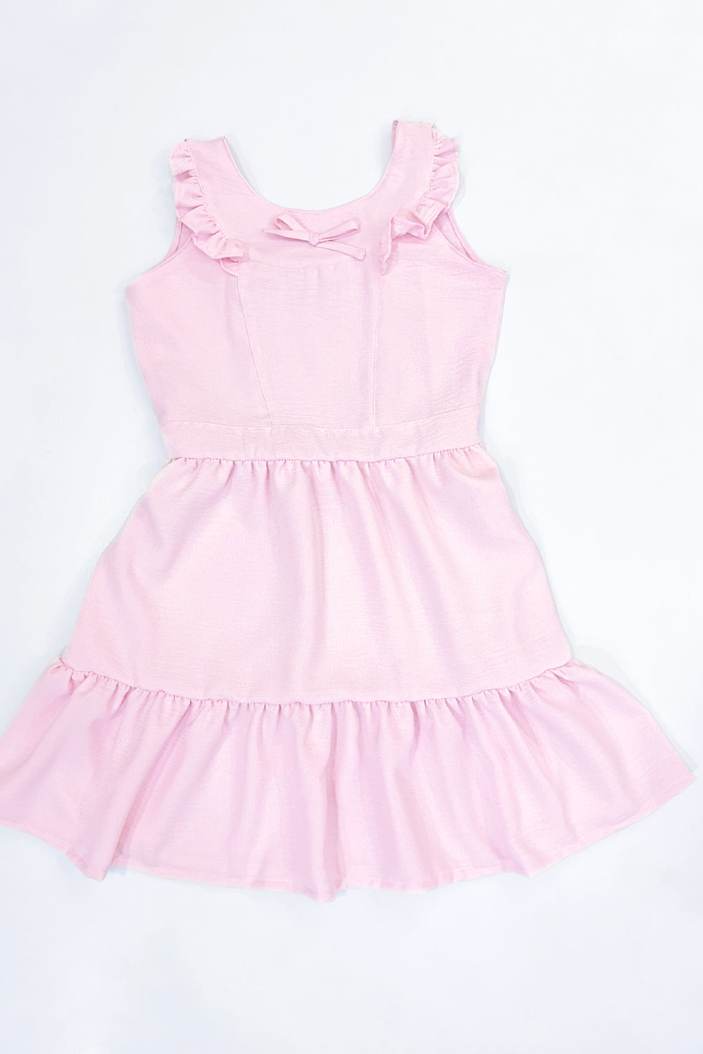 Vestido con Volantes y Multiagujas