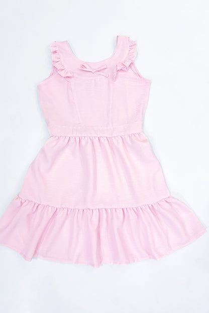Vestido con Volantes y Multiagujas
